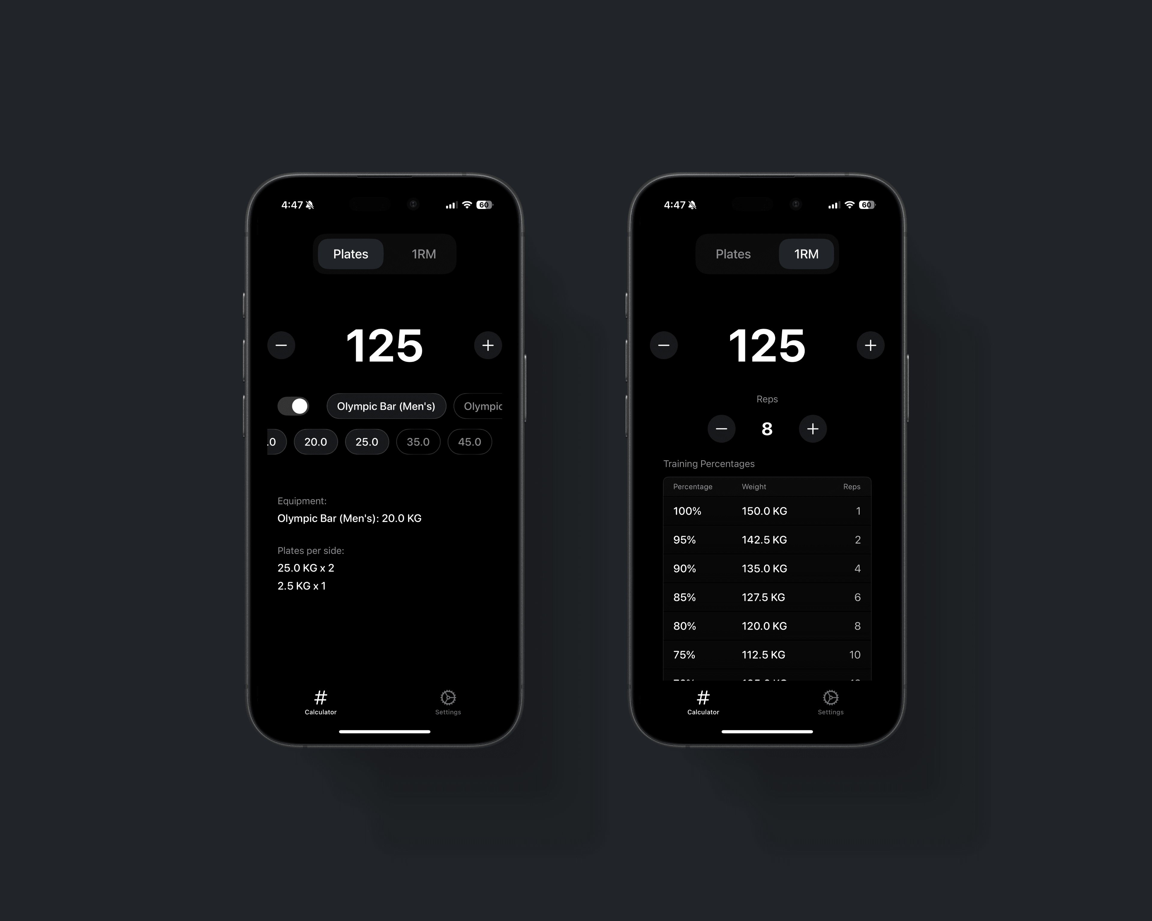 GymCalc